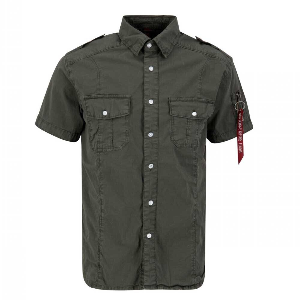 Alpha Industries Basic Shirt SlimShort Sleeve T-Shirt (136427) grey