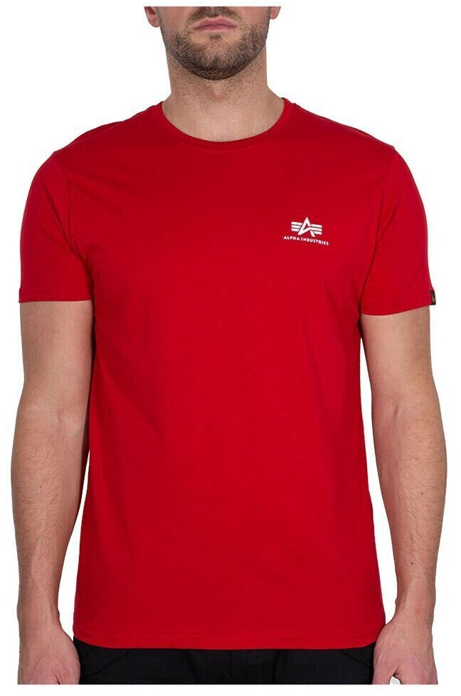 Camiseta ALPHA INDUSTRIES Hombre (L - Rojo)