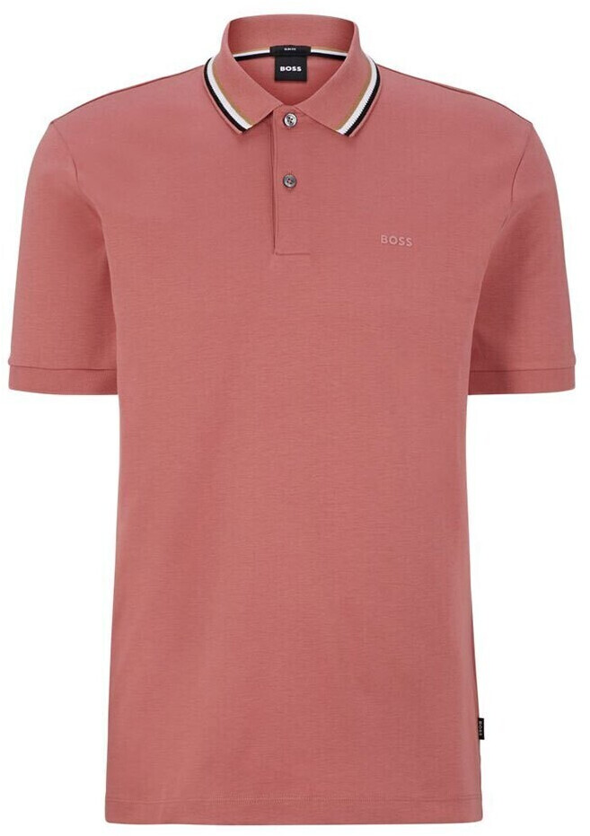 Pink hugo boss polo online