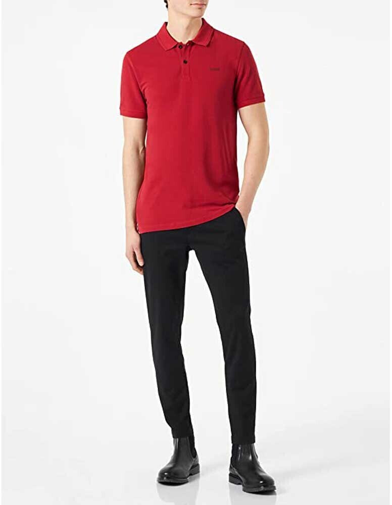 Hugo bright 60,99 red ab Slim-Fit Preisvergleich Boss (50468576-624) Prime | € Poloshirt bei