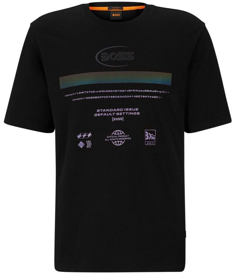 Hugo Boss Teiridescent Short Sleeve T-Shirt (50499459) black
