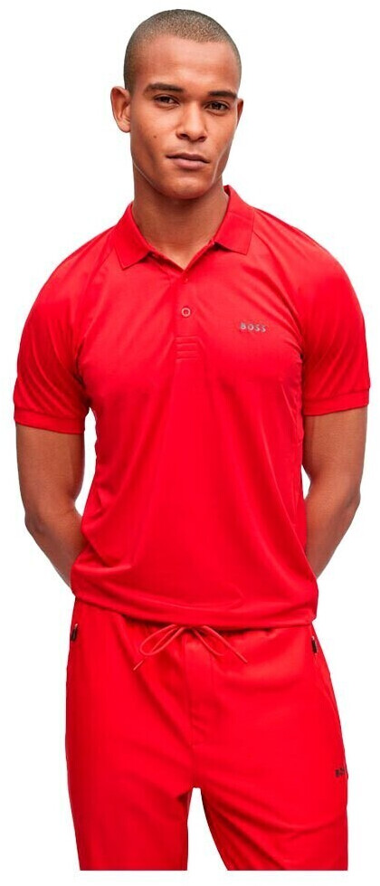 Hugo Boss Pauletech Short Sleeve Polo (50494539) red
