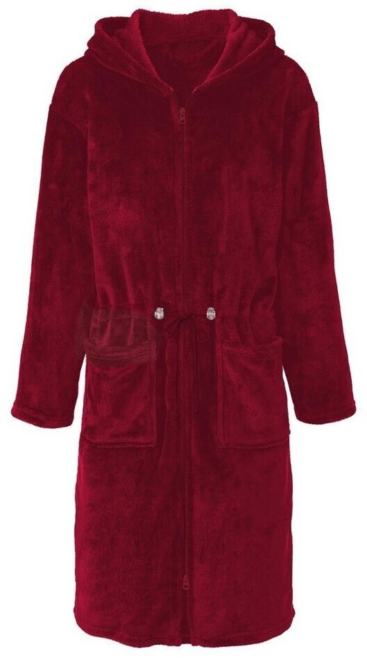 CelinaTex Vital bathrobe long bordeaux