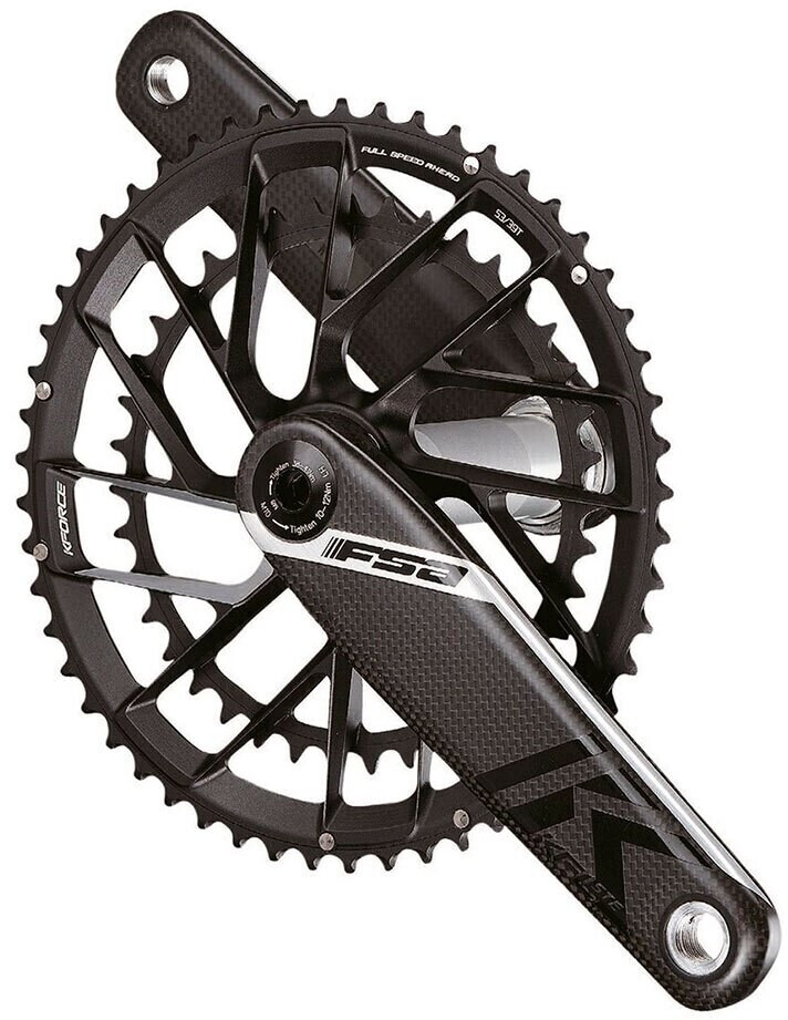 FSA K-force Team Direct Mount Crankset black 170mm (52/39)