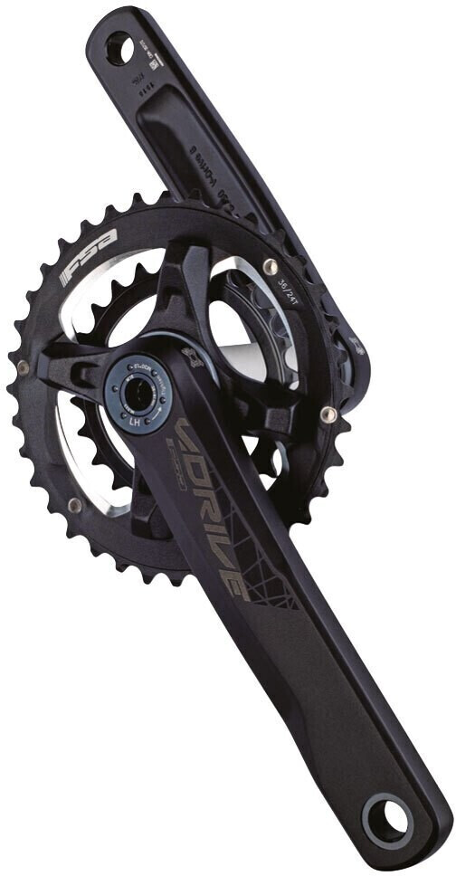 FSA V-drive Ck Crankset black 175mm (36/26)