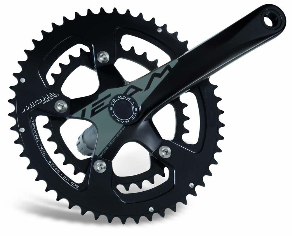 Miche Team Evo Crankset black 170mm (50/34)