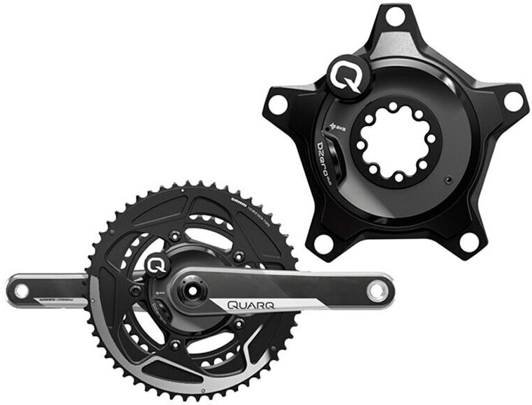 Quarq Dzero 110 Dub Carbon Crankset Power Meter black 175mm (52/36)