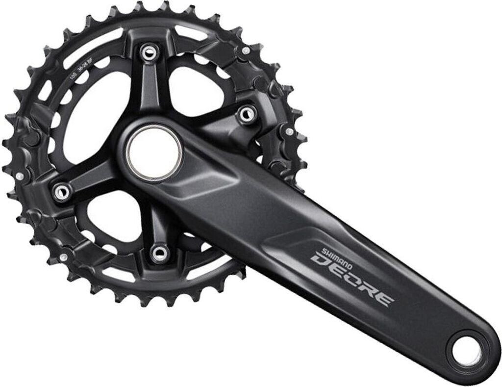 Shimano Deore M4100 Hollowtech Ii Crankset black 170mm (36/26)