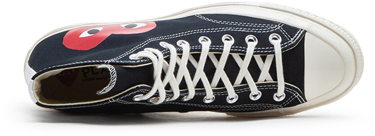 Comme des Garcons x Comme des Garcons PLAY Chuck 70 150204C black white high risk red ab 150 00 Preisvergleich bei idealo