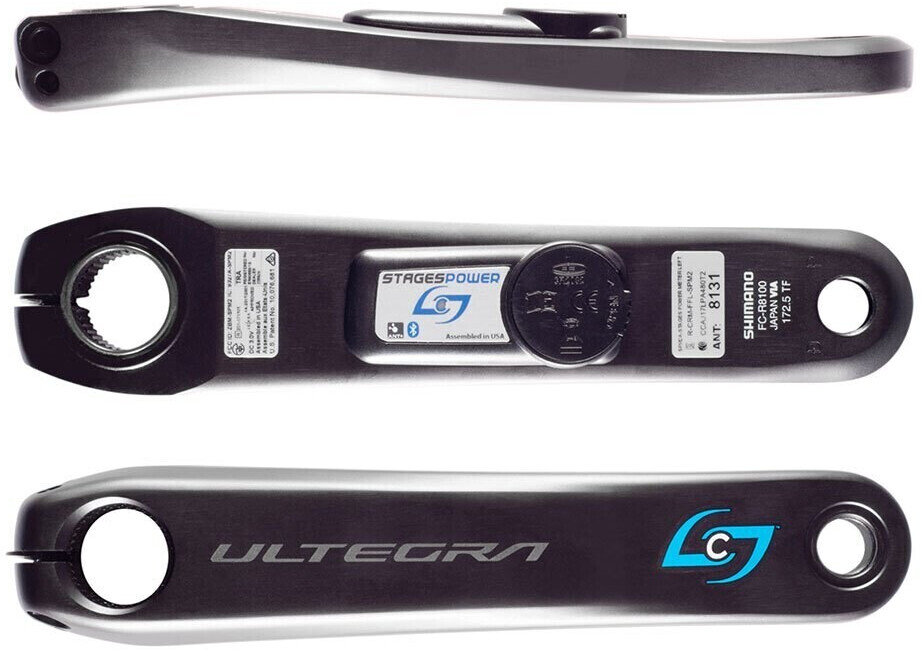Stages Cycling Ultegra R8100 Left Crank With Power Meter Silber 175 mm