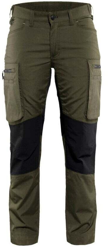 Blakläder Damen Service Bundhose mit Stretch 7159 1845 dunkel olivgrün/schwarz Bundhose