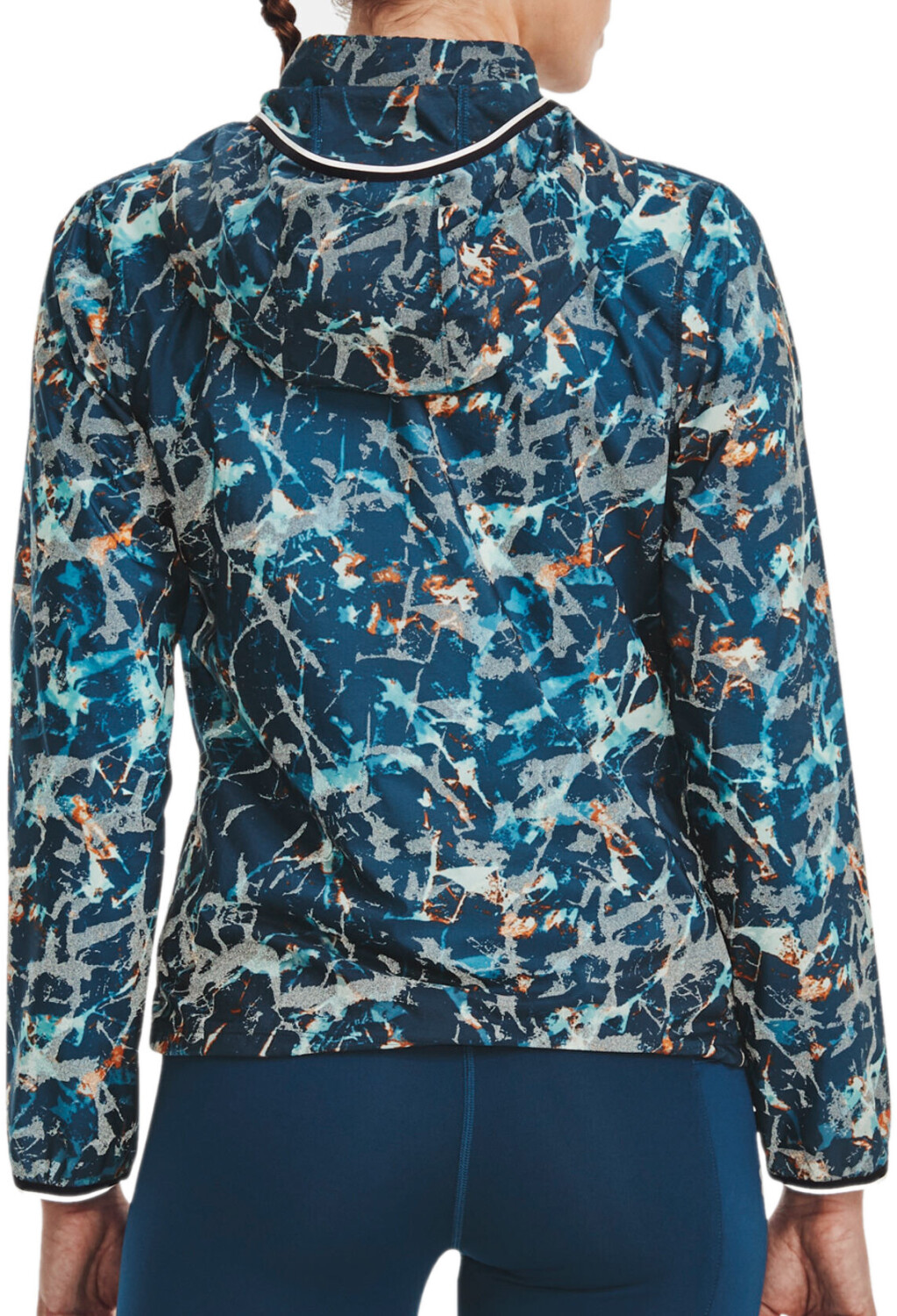 Under Armour Storm OutRun The Cold Jacket Women petrol blue black ab 64 99 Preisvergleich bei idealo