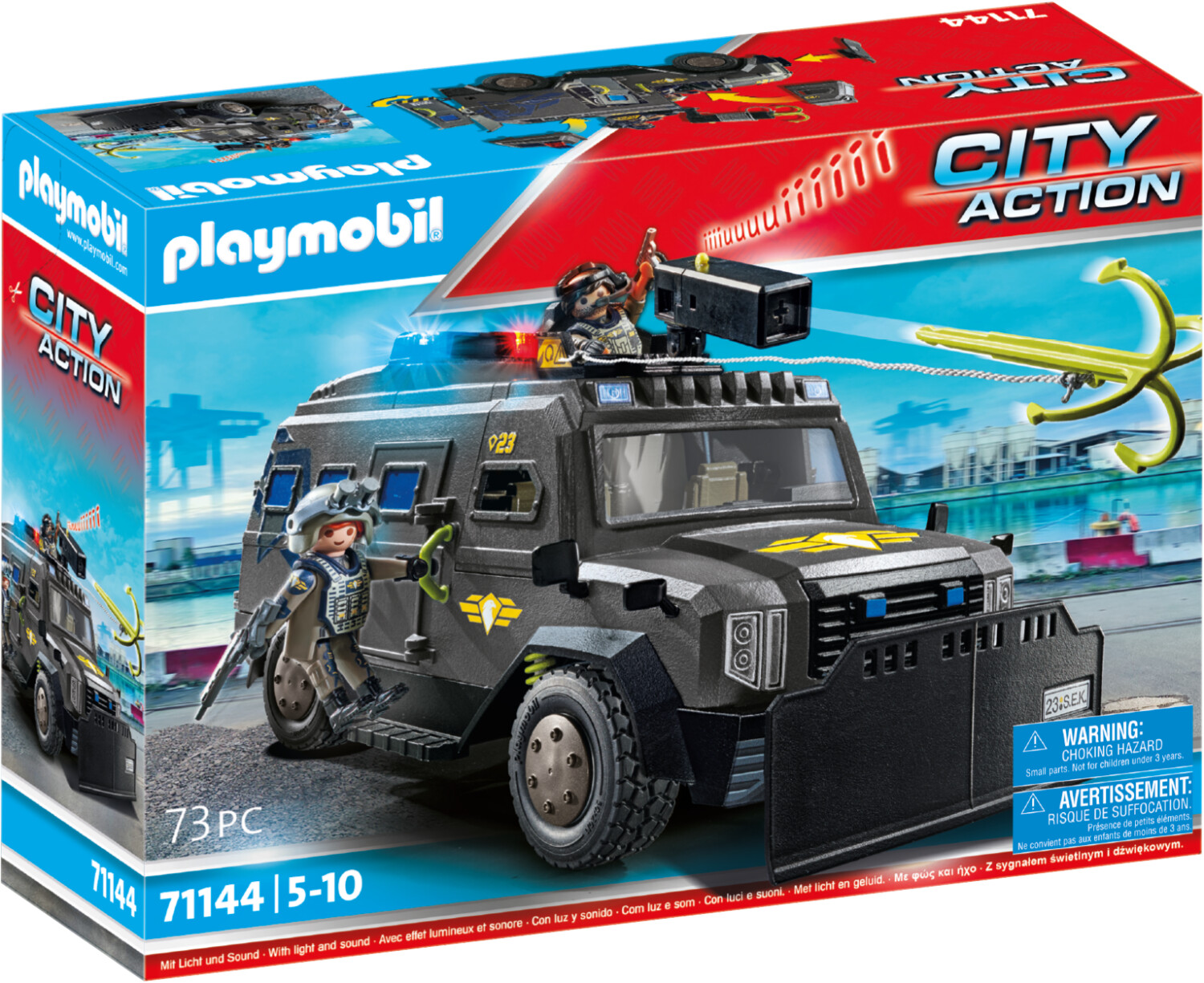 Playmobil Véhicule d'intervention des forces spéciales (71144)