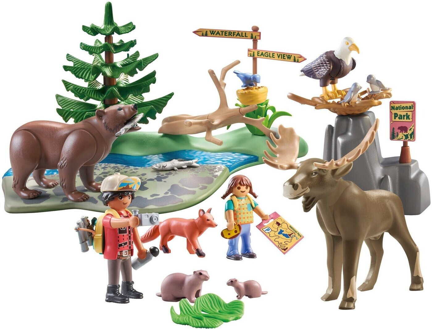 Playmobil Animaux de la forêt d'Amérique (71403)