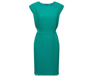 esprit plissee kleid blau