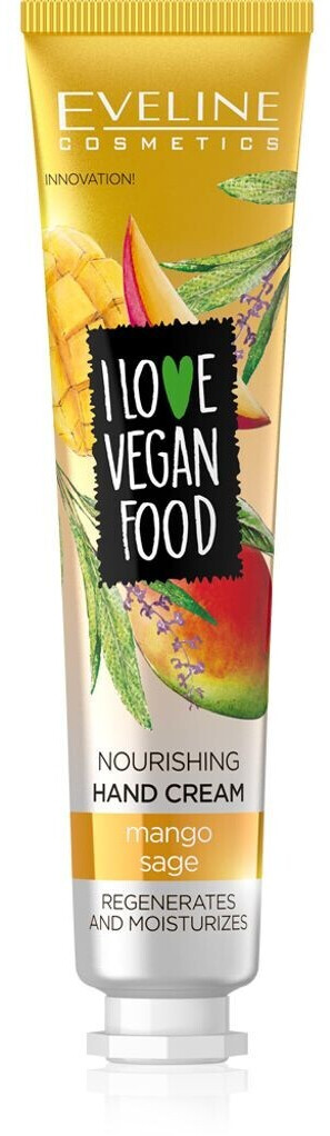 Photos - Other Cosmetics Eveline Cosmetics Eveline Eveline I Love Vegan Food Nourishing Hand Cream Mango & Sage (50ml 