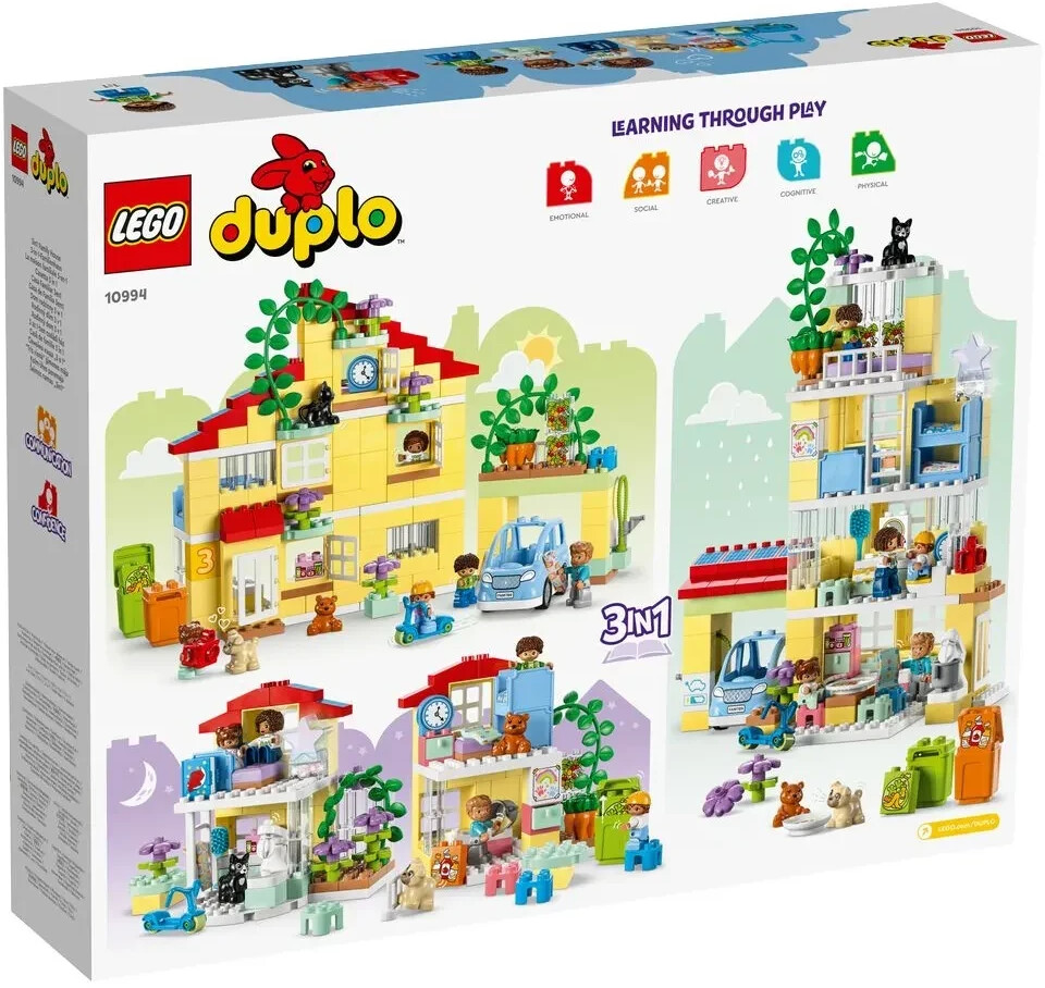 LEGO Duplo - Casetta 3 in 1 (10994) a € 107,64 (oggi)