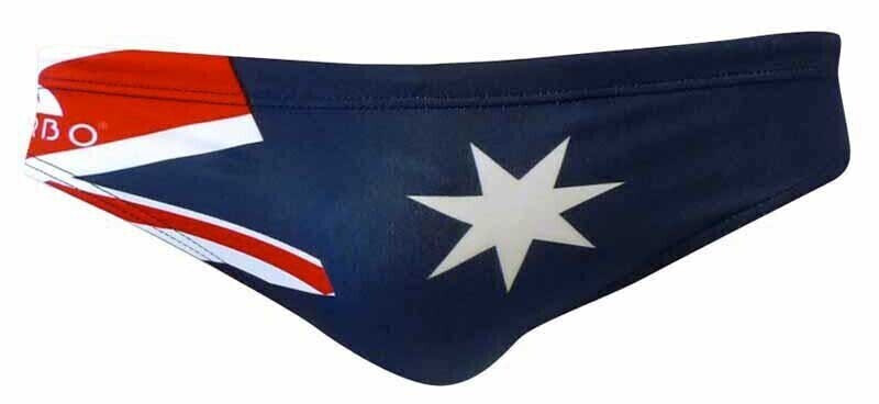 Turbo Australia Flag Swimming Brief Men (79185-0007) red/blue