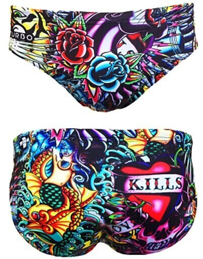 Turbo Tattoo Ink Swimming Brief Men (730925-006) multicolor
