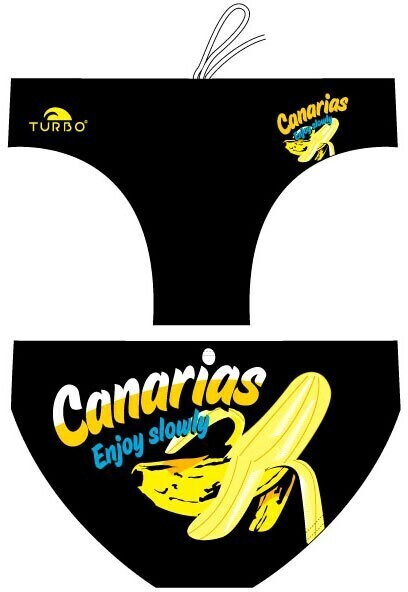 Turbo Banana Enjoy Slowly Swimming Brief Men (79393-0009) black