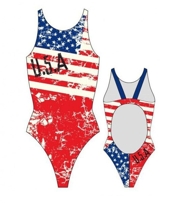 Turbo Usa Vintage 2013 Swimsuit Women (898761-0807) red/blue