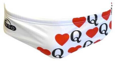 Turbo Q Corazones Swimming Brief Boys (7914722) white