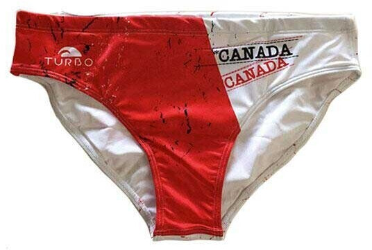 Turbo Canada Swimming Brief Men (79365-0803) red/white