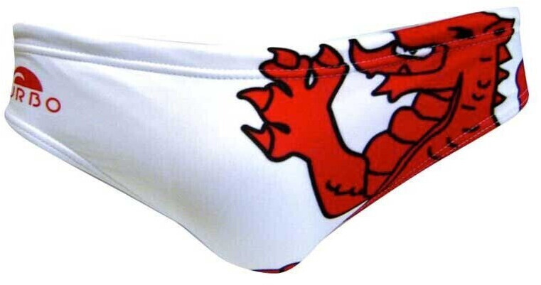 Turbo Wales Dragon Swimming Brief Men (79301-0308) white