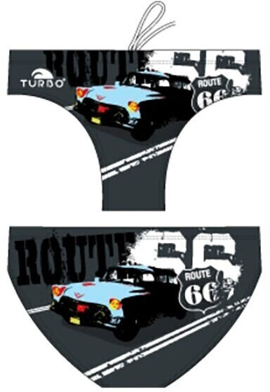 Turbo Route 66 Cadillac Swimming Brief Men (79310-0002) black