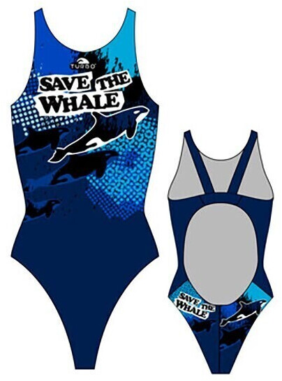 Turbo Save The Whale Pro Resist Swimsuit Women (894231-0007) blue