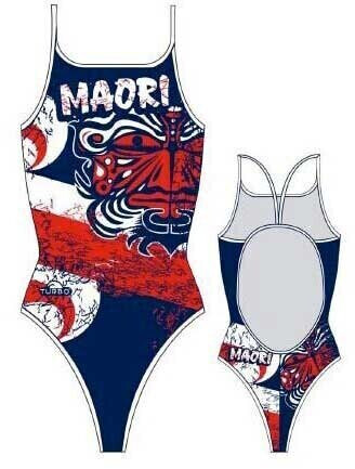 Turbo Maori Flag Swimsuit Women (898112-0807) red/blue