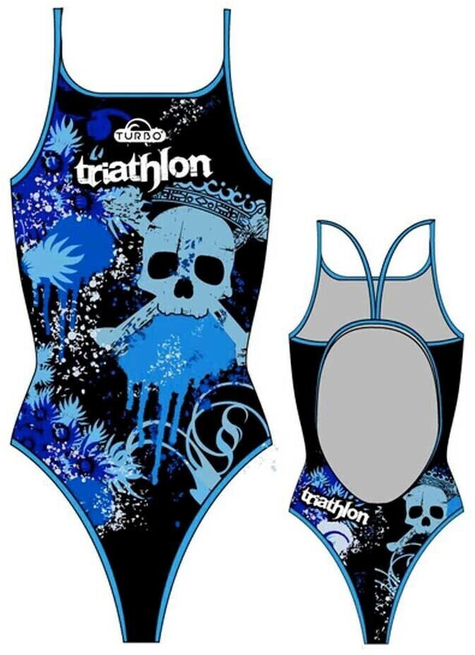Turbo Skulls Triathlon Swimsuit Women (894512-0906) blue/black