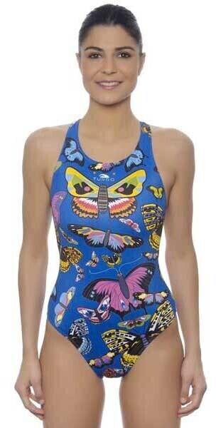 Turbo Style Butterfly Swimsuit Women (899071-0006) blue