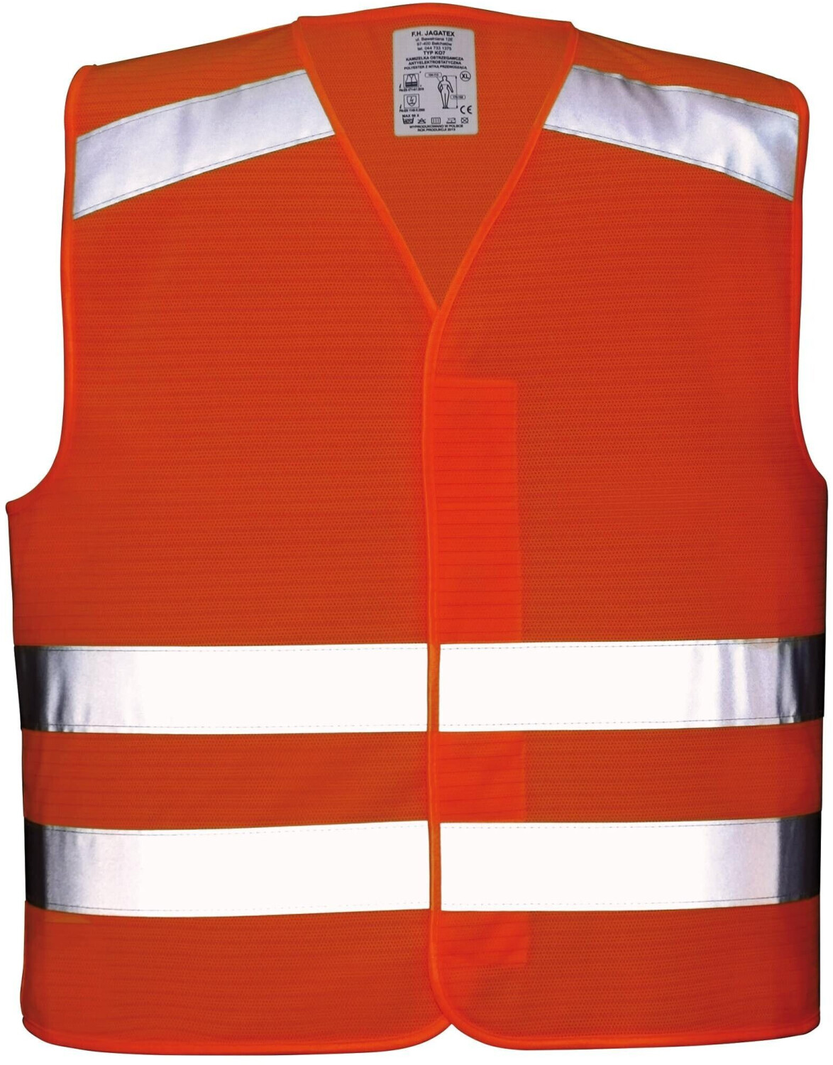 Fortis Warnschutzweste 100% Polyester warnorange