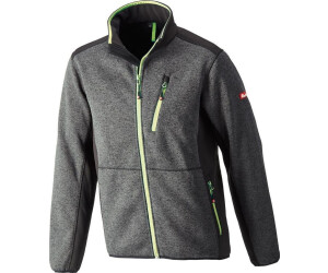 Fortis Strickjacke Softshell dunkelgrün-lime