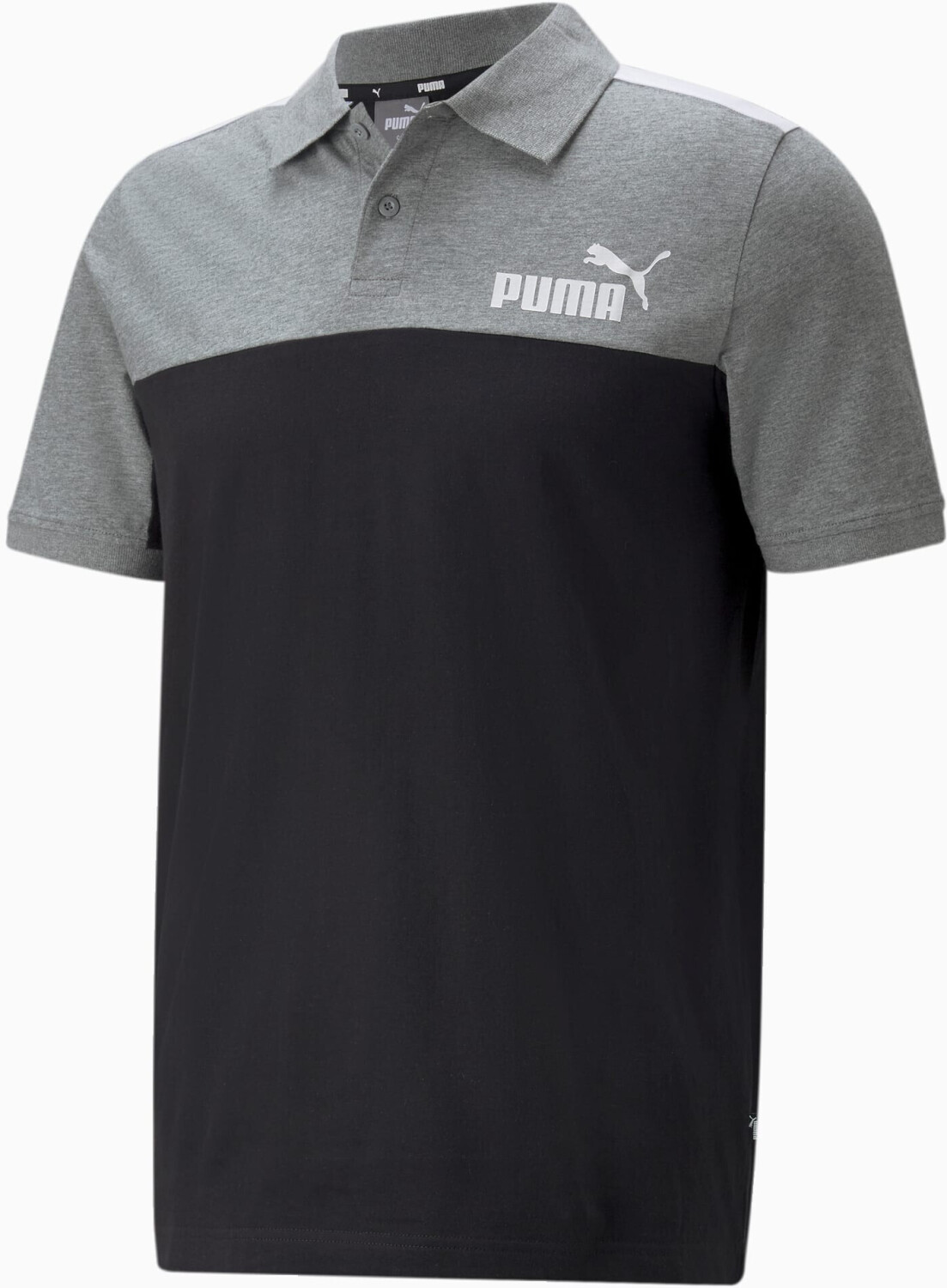 Camiseta Polo Puma Ess Pique Hombre Negra