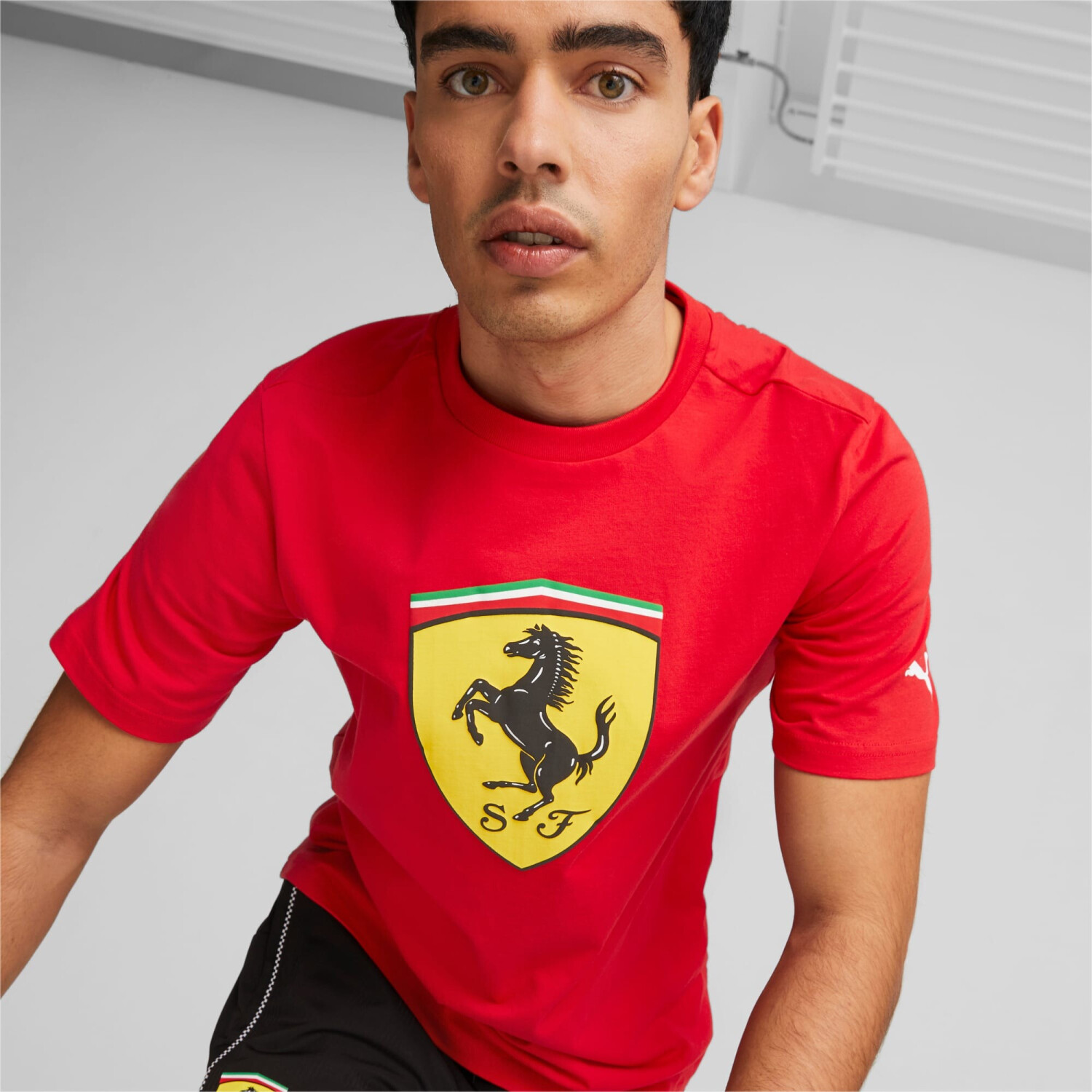 Puma Scuderia Ferrari Big Shield T-Shirt (538175) red