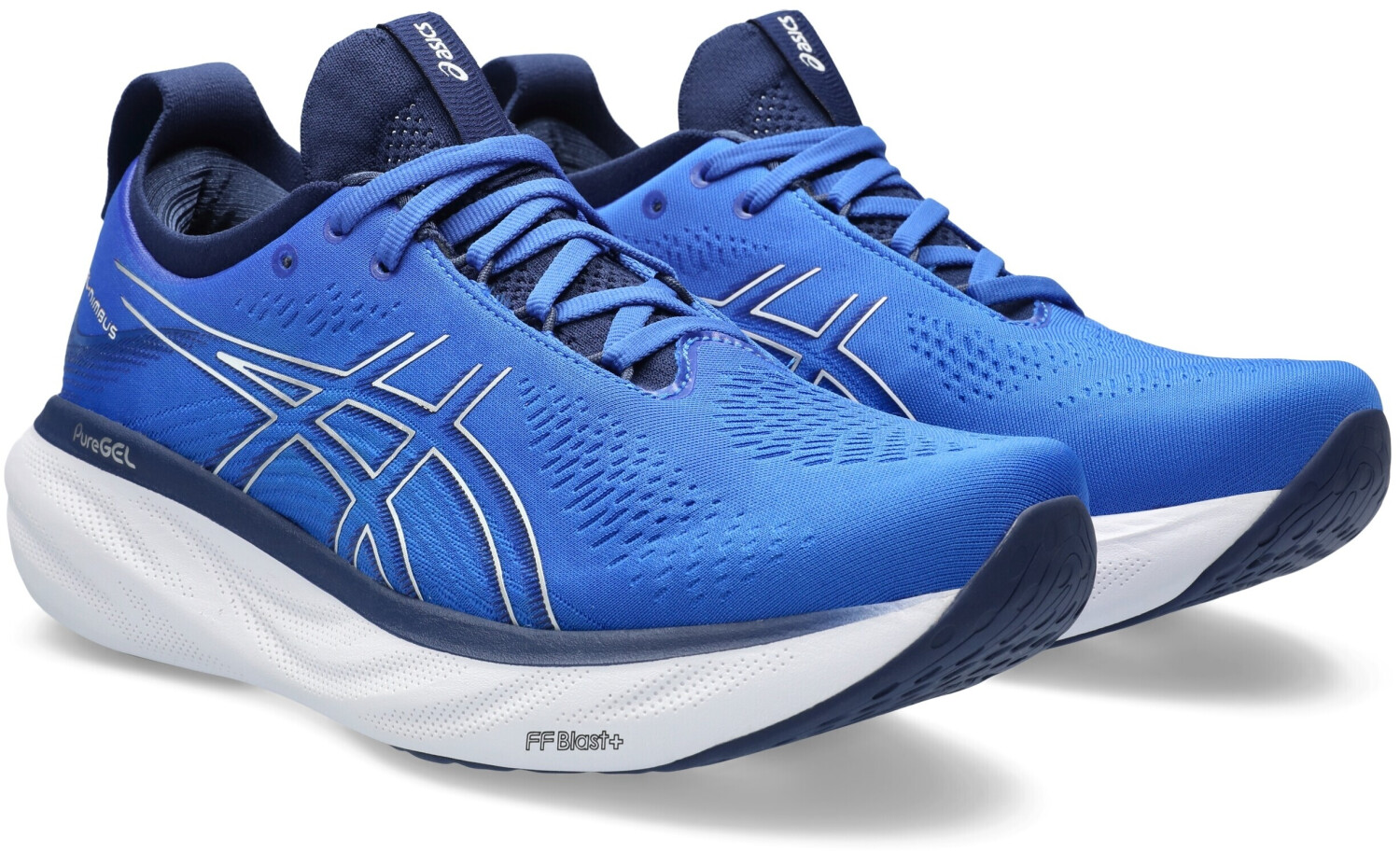 Asics Gel Nimbus 25 illusion blue pure silver ab 139 95 Preisvergleich bei idealo