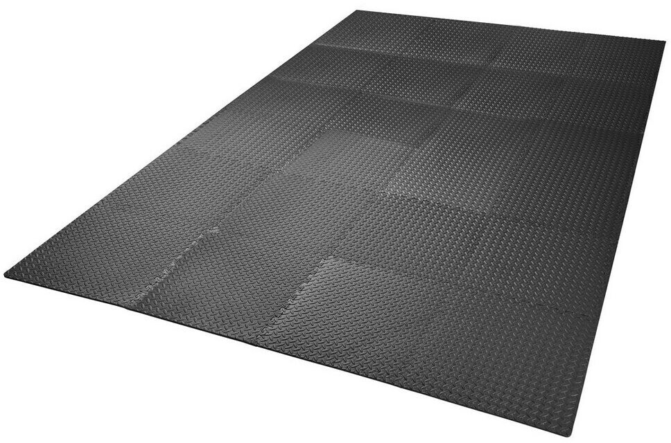 TecTake Protective mat 24 pieces black