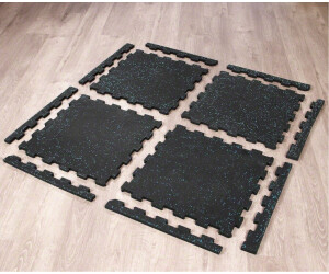 Sport-Tec Puzzle floor protection black 4pieces + rim