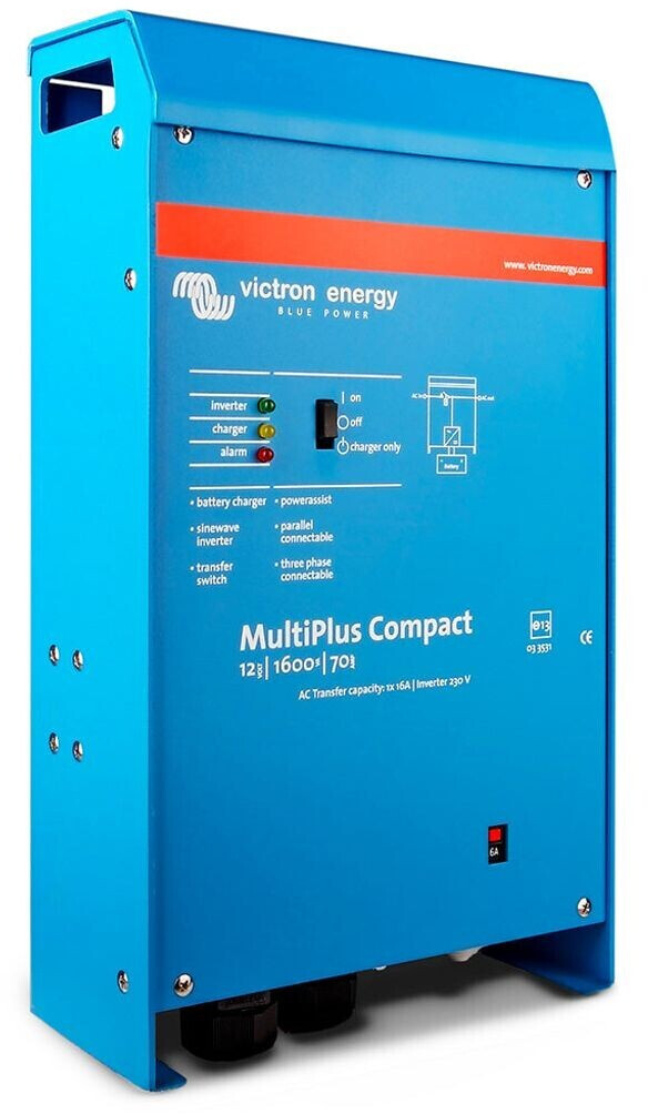 Victron MultiPlus C 12/1200/50-16 1200W 12V/DC - 230V/AC (CMP121220000) ab  572,37 €