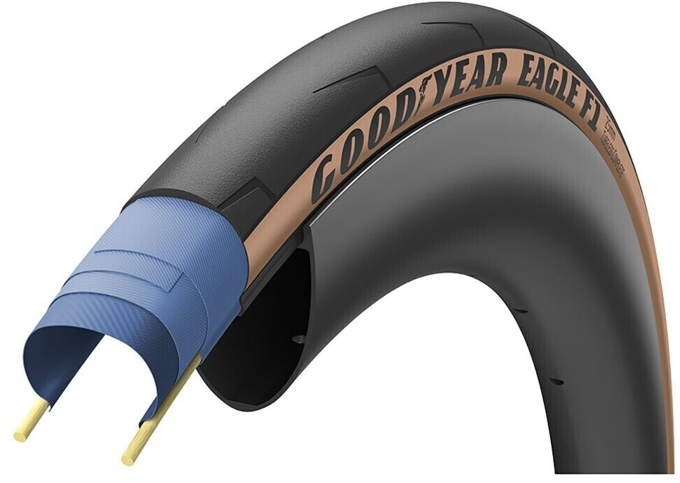 Goodyear Eagle F1 120 Tpi Tlc Tubeless Road black 700C x 25