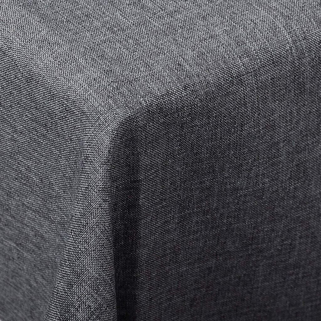 Woltu Tablecloth tablecloth linen look 130x220cm grey