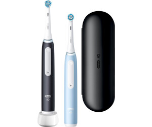 Cepillo eléctrico  Oral-B iO 3 Cepillo de Dientes, 3 modos, Sensor de  Presión, Estuche de viaje, Diseñado por Braun, Azul y Negro