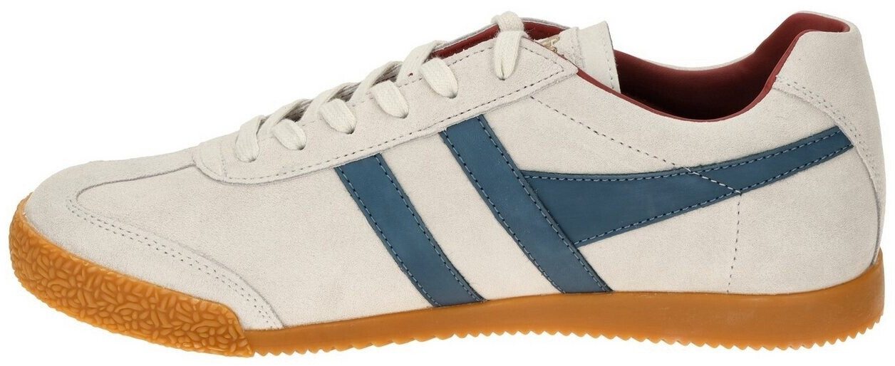 Gola Harrier Suede (CMA192) off white/blue/red