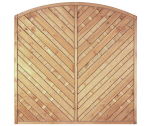 T&J MAXI DIAGONAL BOGEN Lamellenzaun 180x180/160cm (12301) ab 159,00