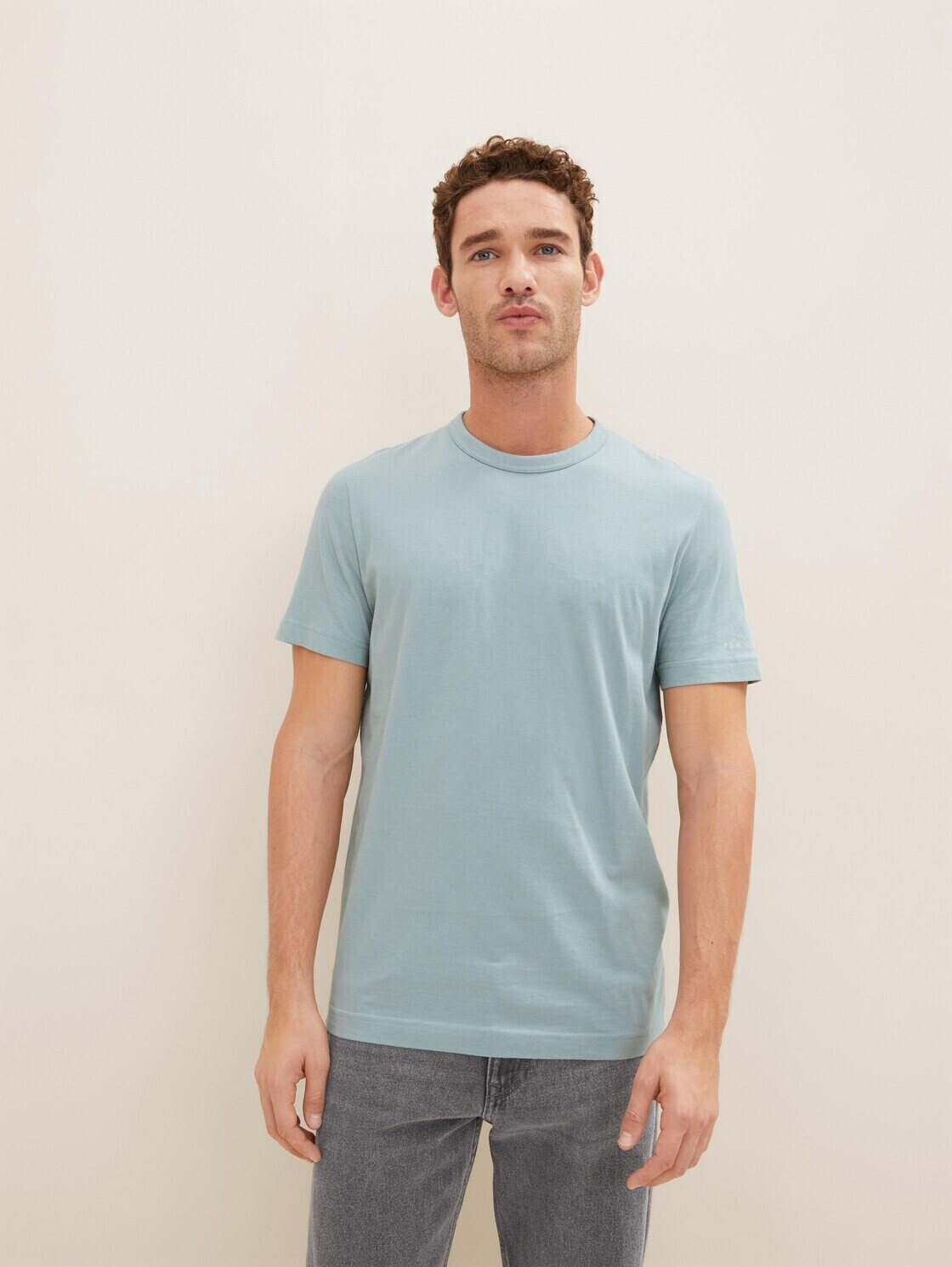 Tom Tailor Basic T-Shirt (1035552) ice 15,00 Preisvergleich ab light | blue bei €
