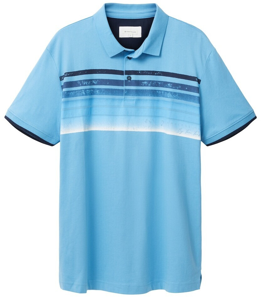 Tom Tailor Poloshirt mit Print (1037278) rainy sky blue ab 17,60 € |  Preisvergleich bei