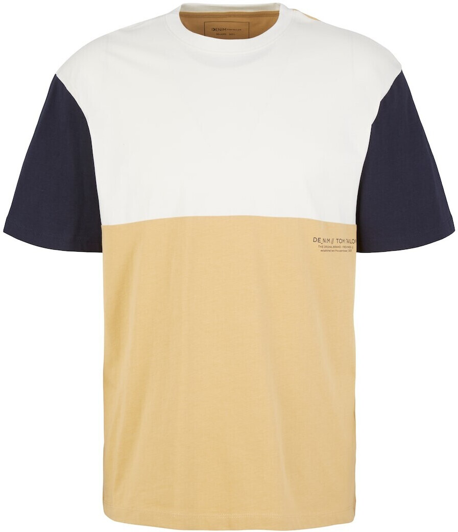 TOM TAILOR Denim Herren T-Shirt Mit Backprint – Aus Baumwolle, Basic Fit, Größe XS-XXL