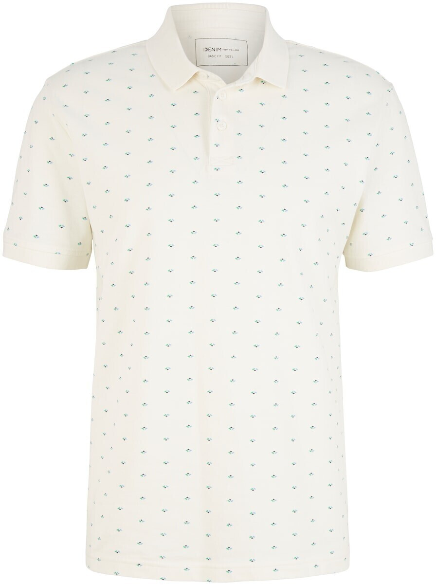 TOM TAILOR Denim Herren T-Shirt Mit Allover Print – Regular Fit, Kurzarm, Aus Jersey